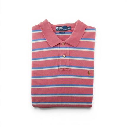Refurbished - Polo Ralph Lauren Herren Poloshirt kurzarm Rosa - In gutem Zustand