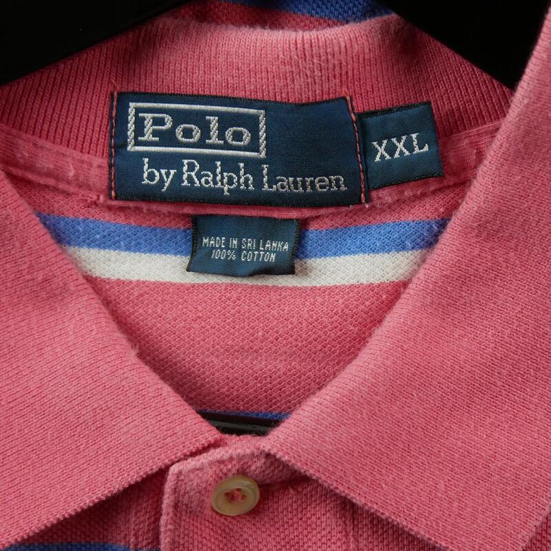 Second life - Polo bărbătesc cu mânecă scurtă roz Polo Ralph Lauren - Bun