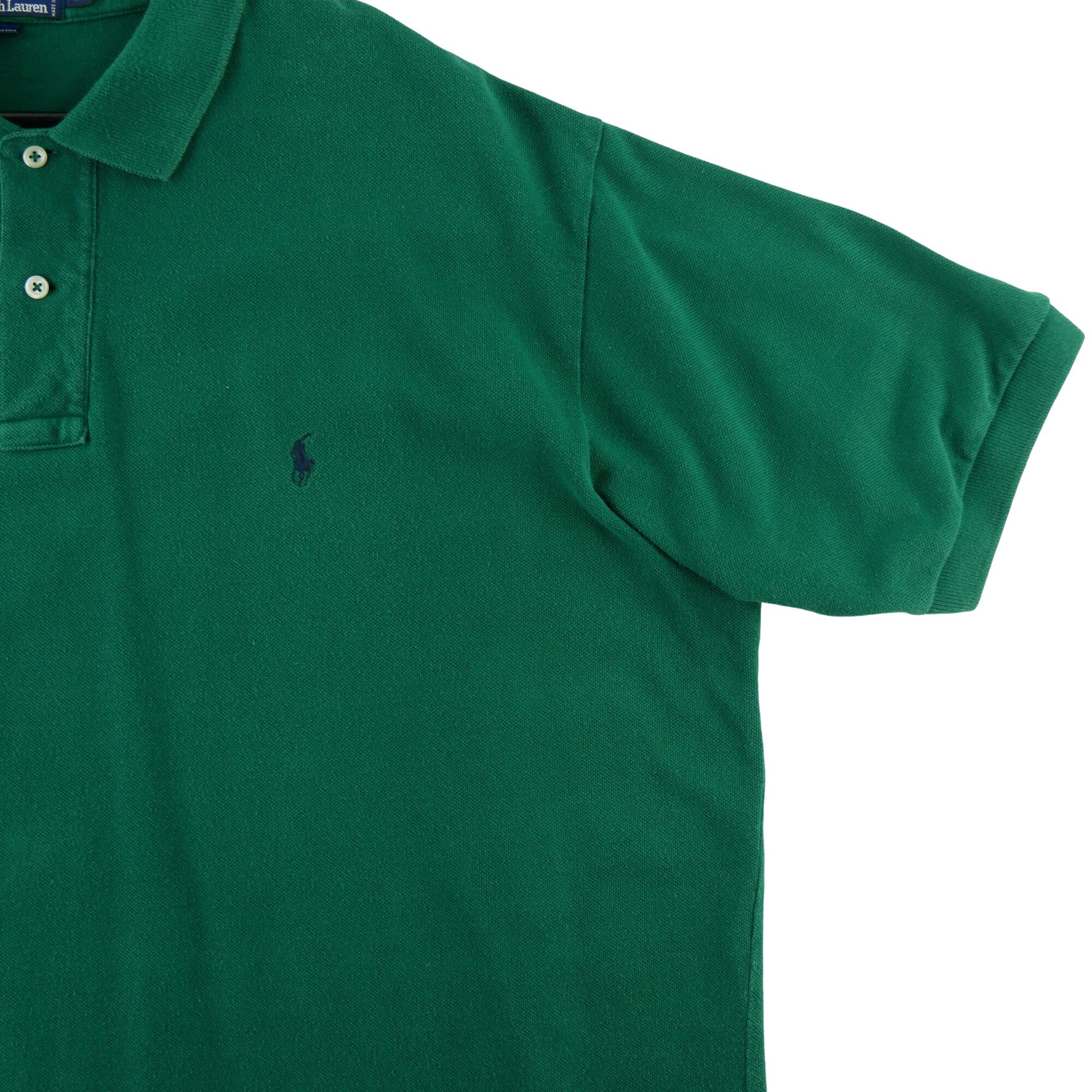Second life - Polo męskie z krótkim rękawem Ralph Lauren zielone - Stan dobry 5/7