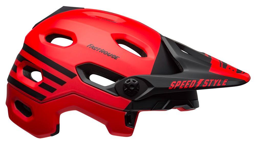 Casque avec Mentonnière Amovible Bell Super DH Mips FastHouse Rouge Noir 5/7