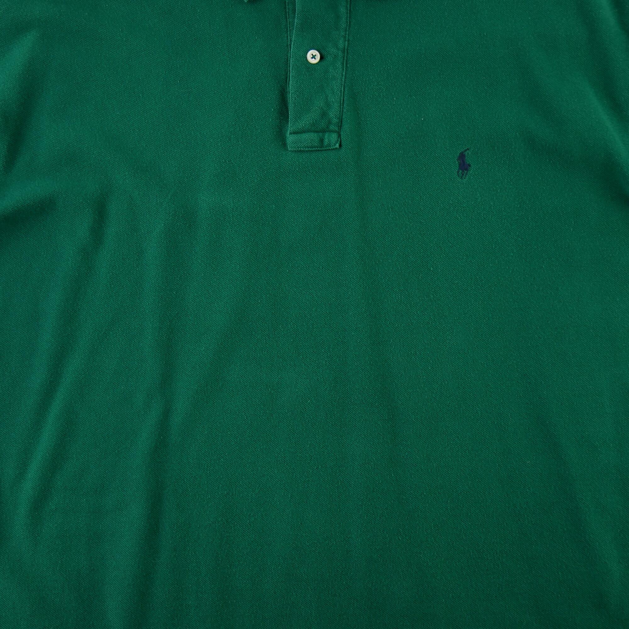 Second life - Polo męskie z krótkim rękawem Ralph Lauren zielone - Stan dobry 4/7