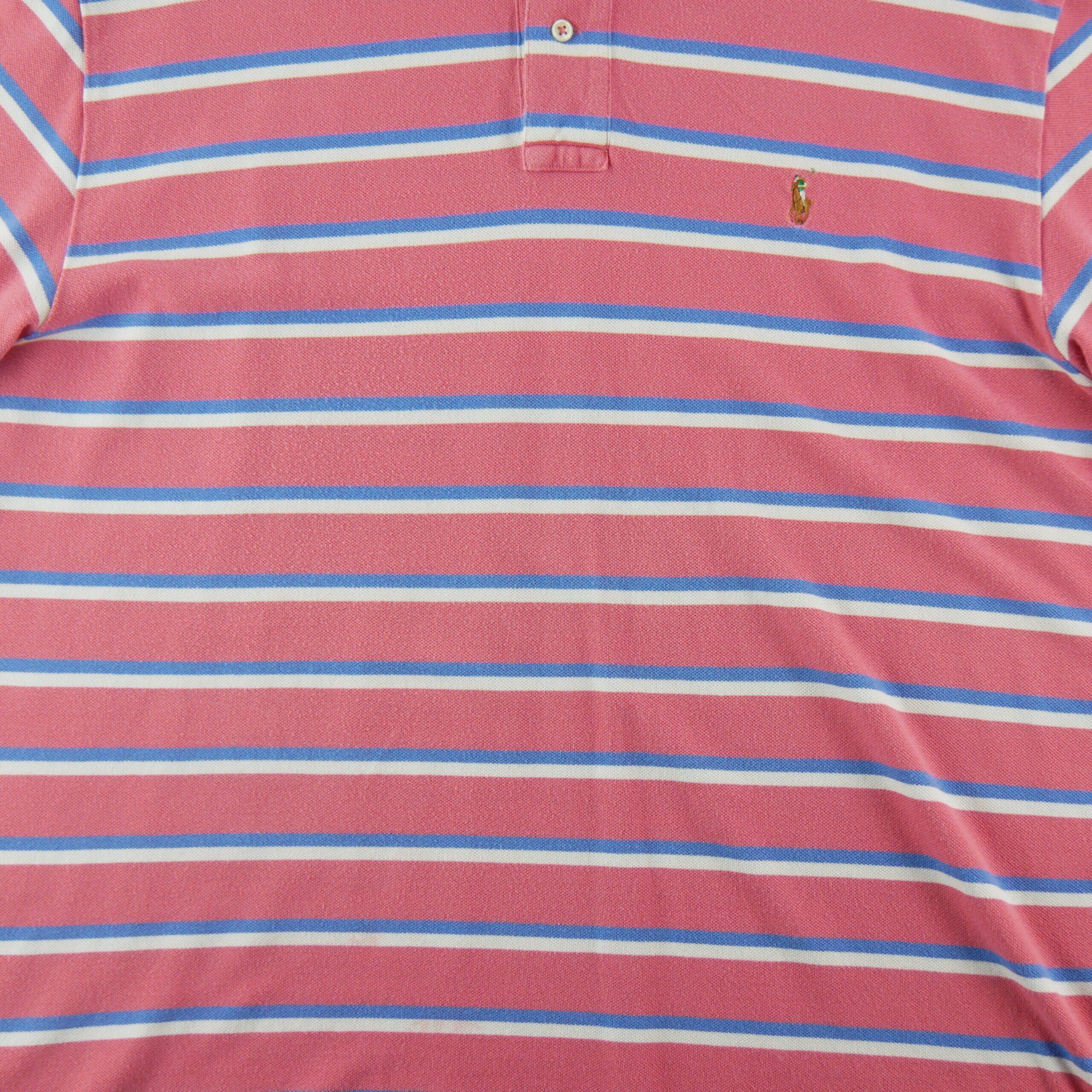 Tweedehands - Poloshirt korte mouwen heren Polo Ralph Lauren roze - Goede staat 4/7