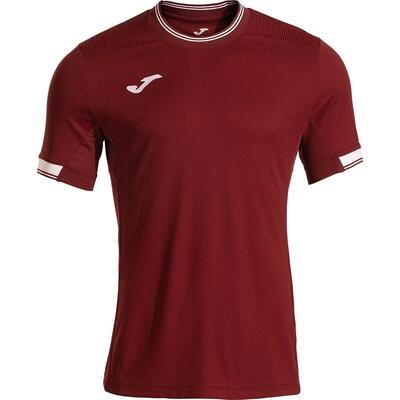 Joma toletum vi shirt korte mouw heren - bordeaux