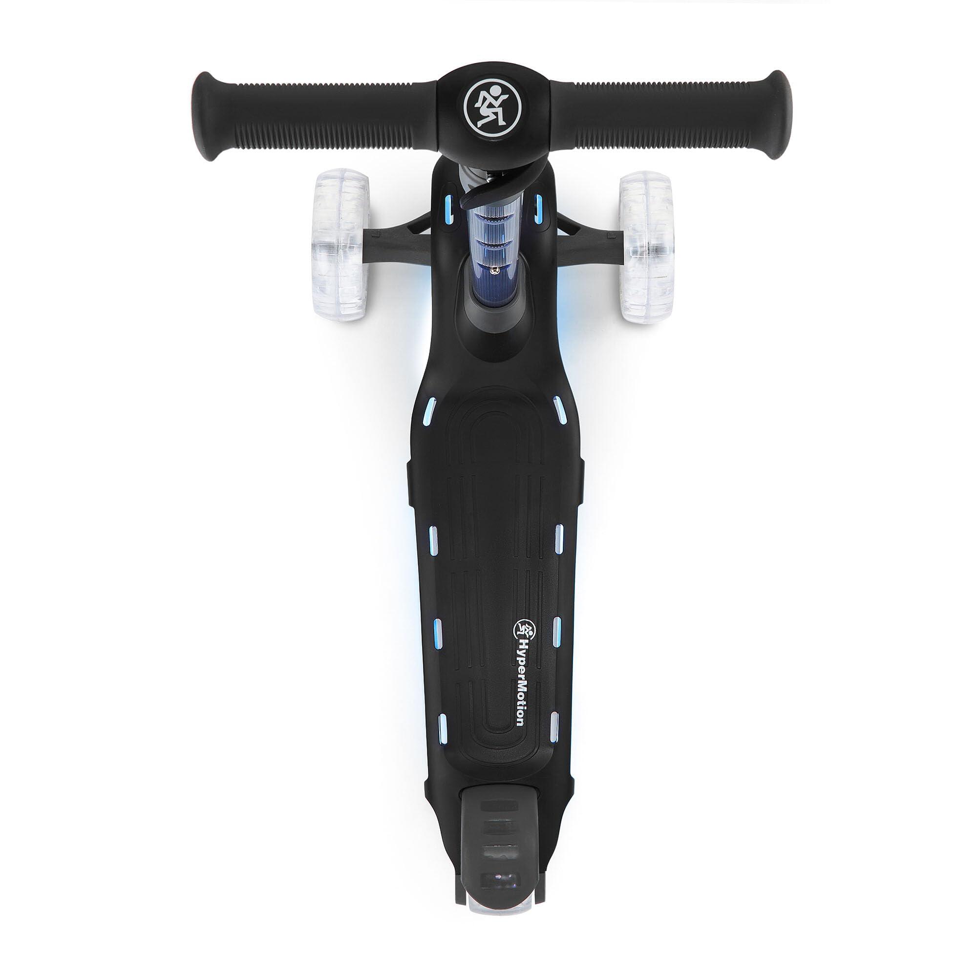Trottinette enfant mixte 3 roues led, guidon réglable, hypermotion 10/11