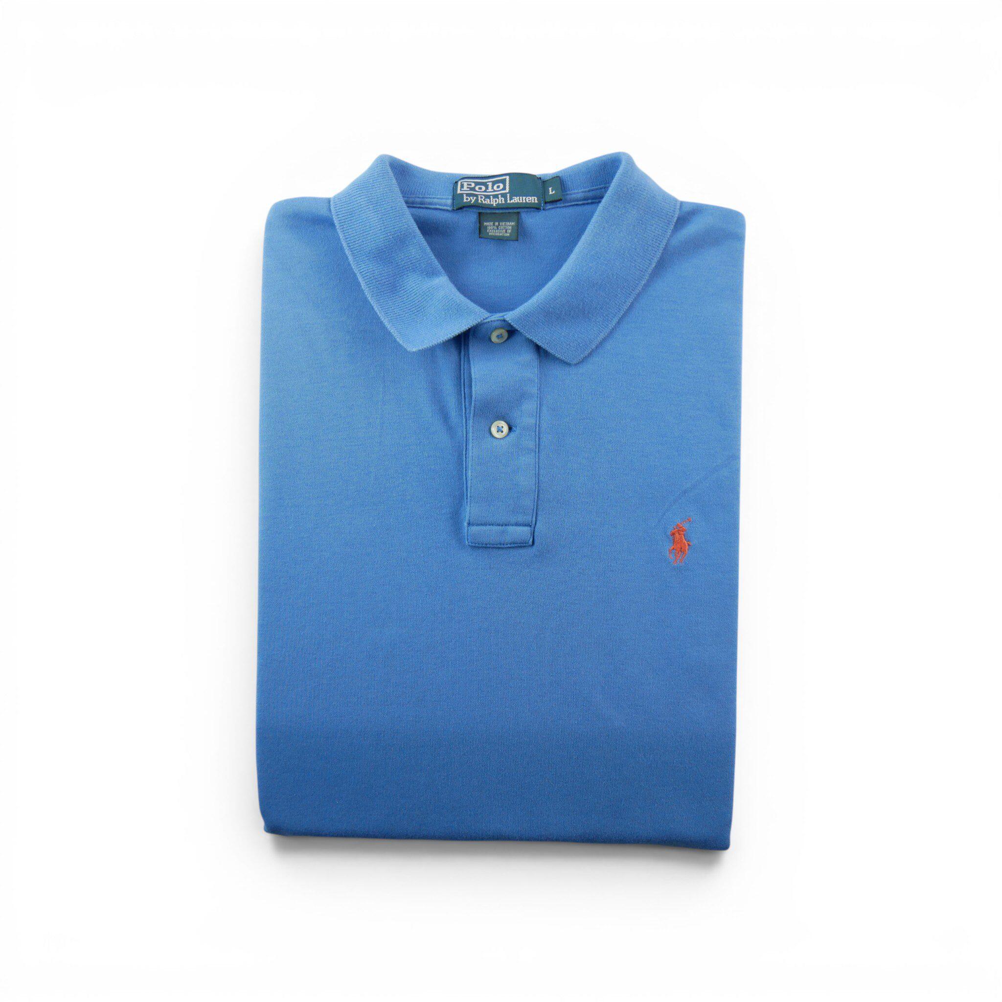 Polotronică Polo Ralph Lauren bărbați mânecă scurtă bleu clair