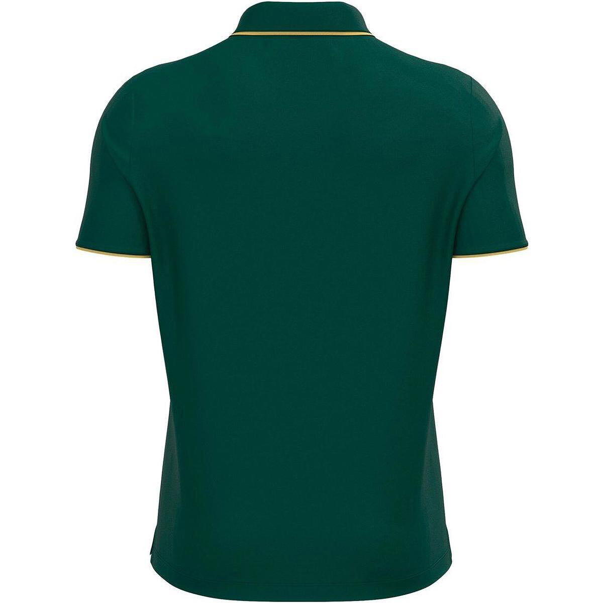 Macron Draco Hero Polo fonctionnel homme - Vert / Or 2/2