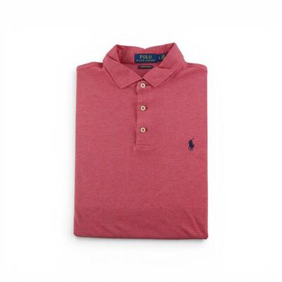 Tweedehands - polo ralph lauren heren korte mouw slim fit polo - goede staat