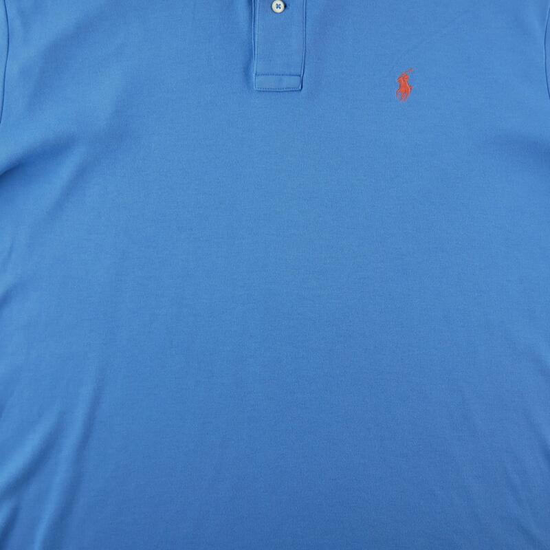 Polotronică Polo Ralph Lauren bărbați mânecă scurtă bleu clair