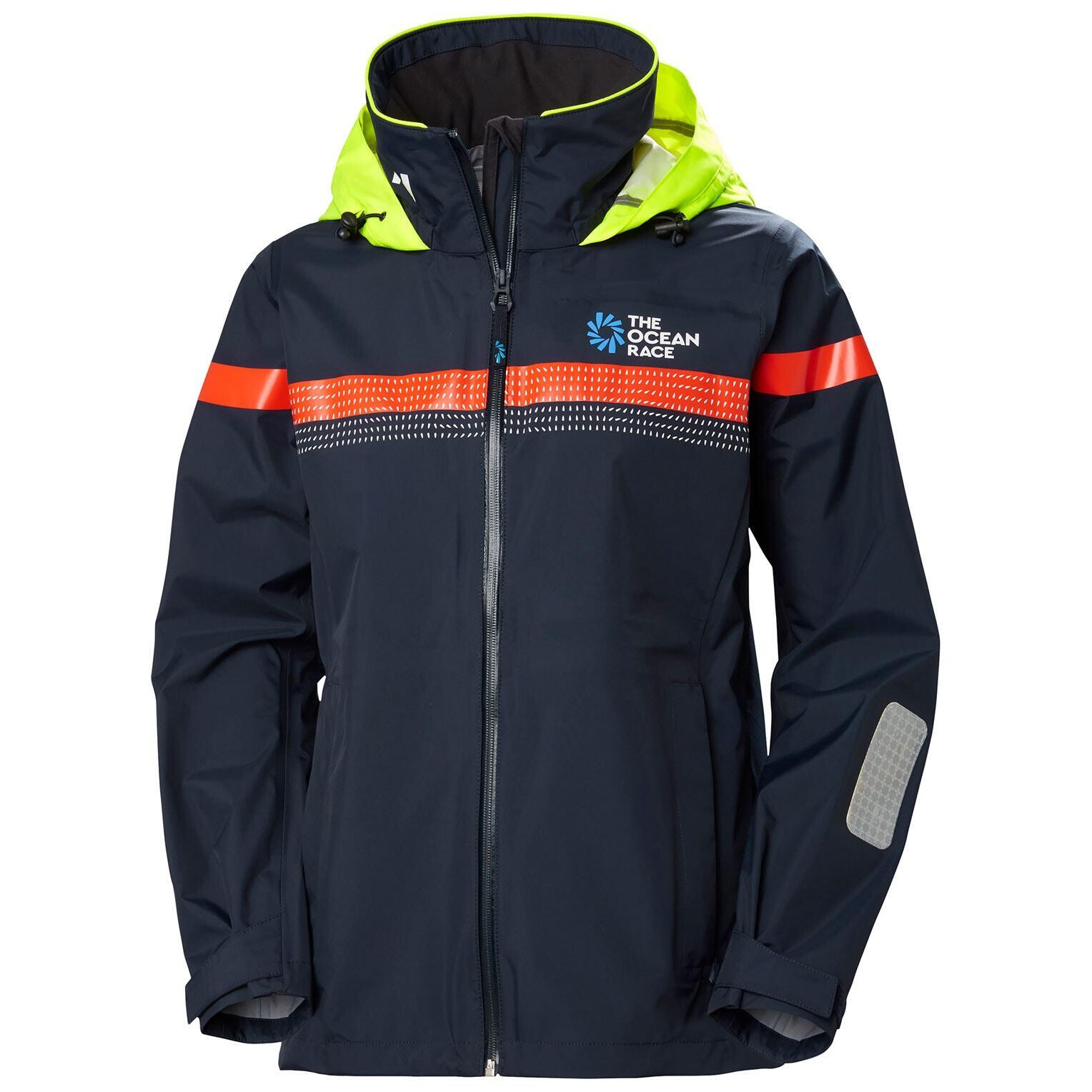 Damen-Quarterback-Jacke Helly Hansen The Ocean Race 3L 1/2