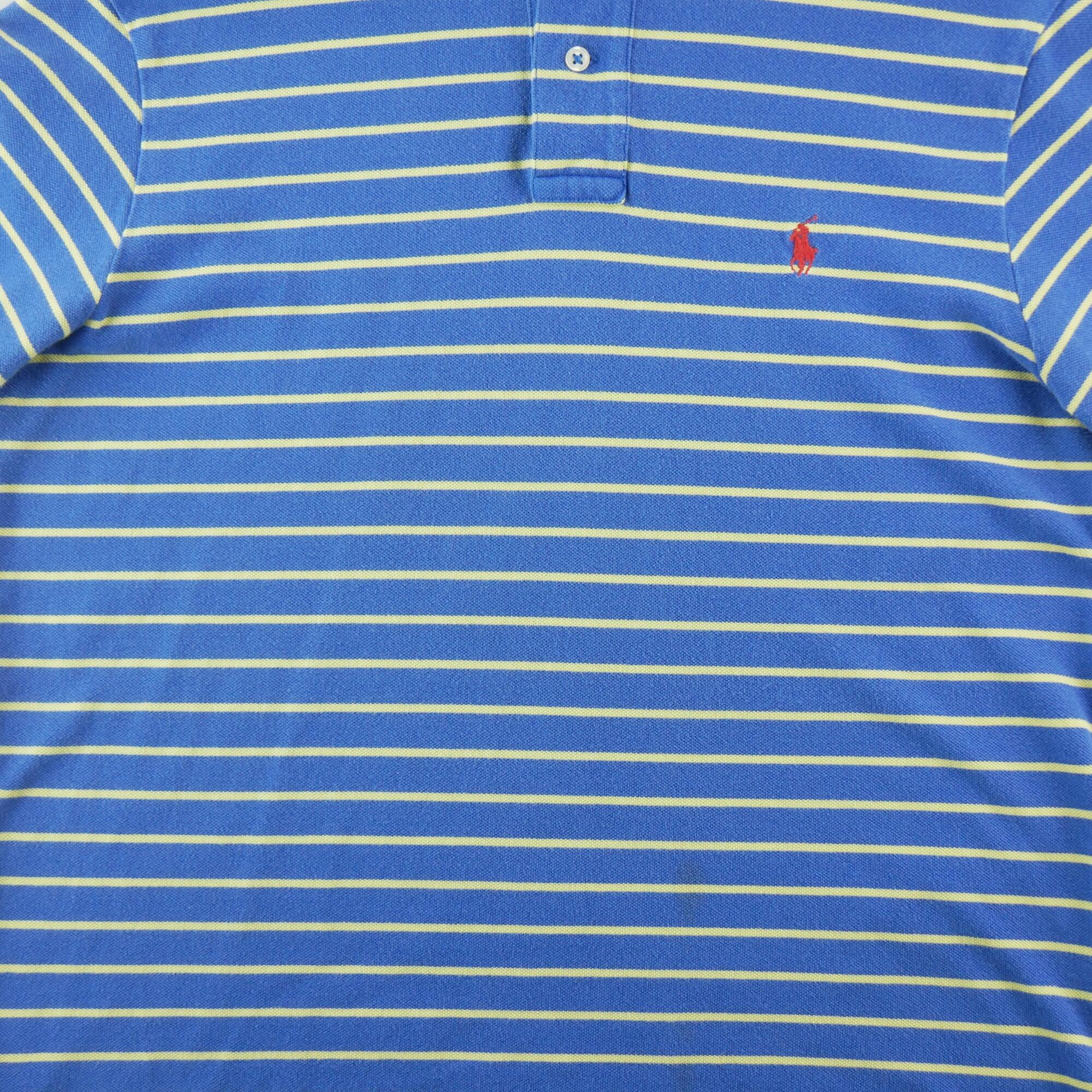 Tweedehands - Poloshirt korte mouw heren blauw - Goede staat 5/7