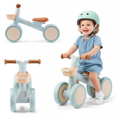Loopfiets - balans - unisex - tobi mini - blauw