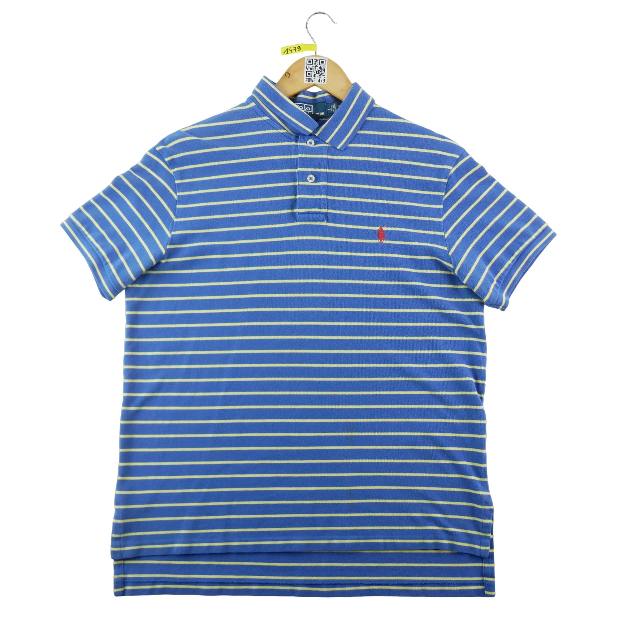 Tweedehands - Poloshirt korte mouw heren blauw - Goede staat 2/7