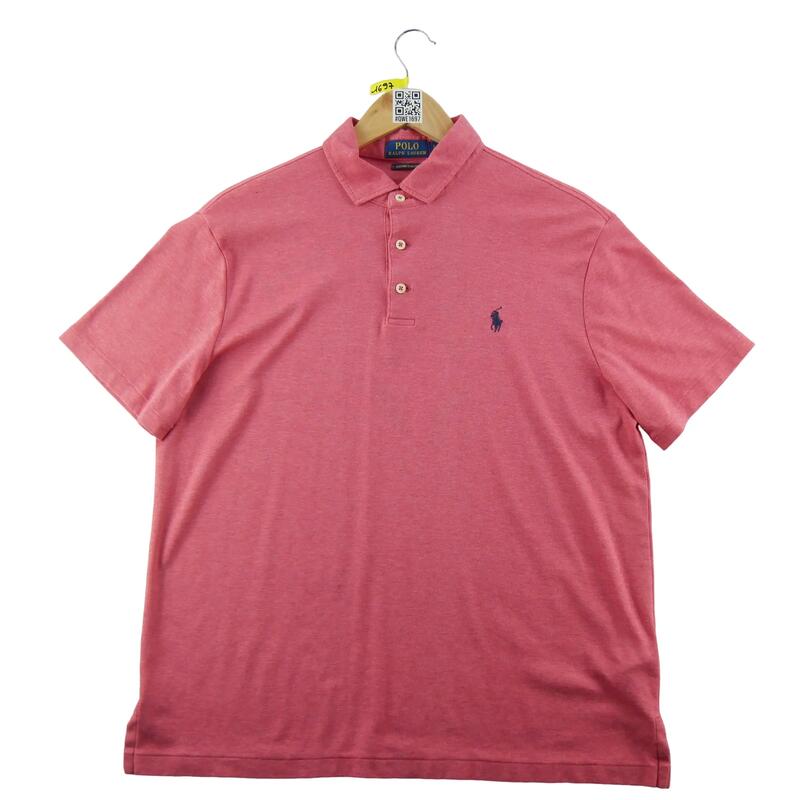 Second life - Polo bărbați cu mânecă scurtă Slim Fit - Bun