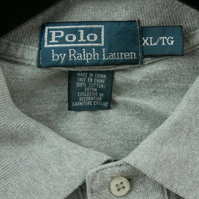 Second life - Polos bărbați Polo Ralph Lauren mânecă scurtă gri - Ca nou