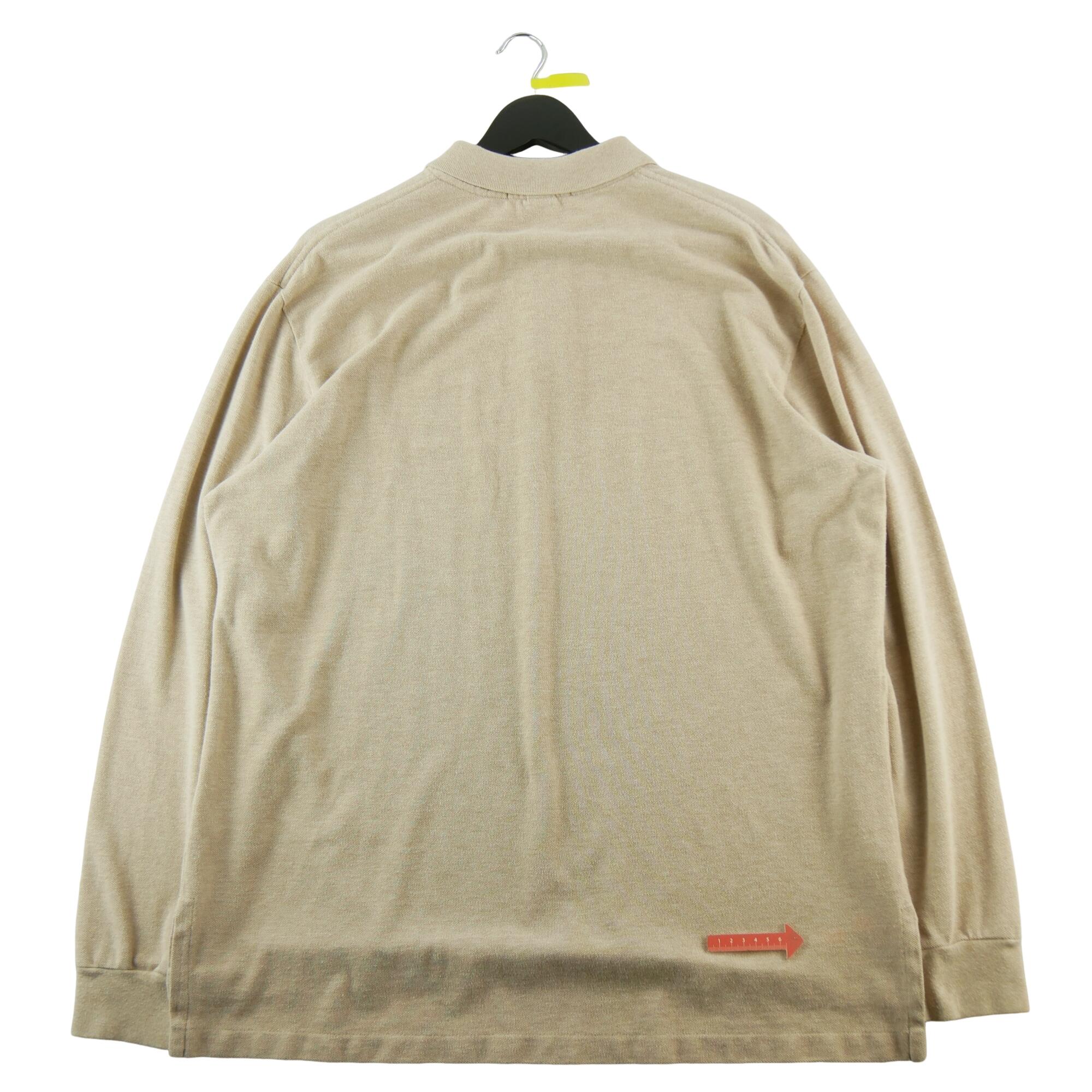 Segunda Vida - Polo Ralph Lauren hombre manga larga para golf beige - Bueno 6/7
