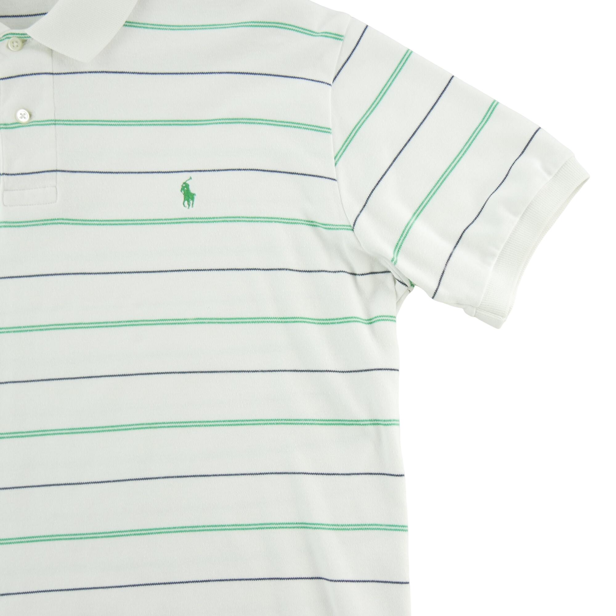 Tweedehands - Polo Ralph Lauren heren korte mouw witte polo - Goede staat 5/7