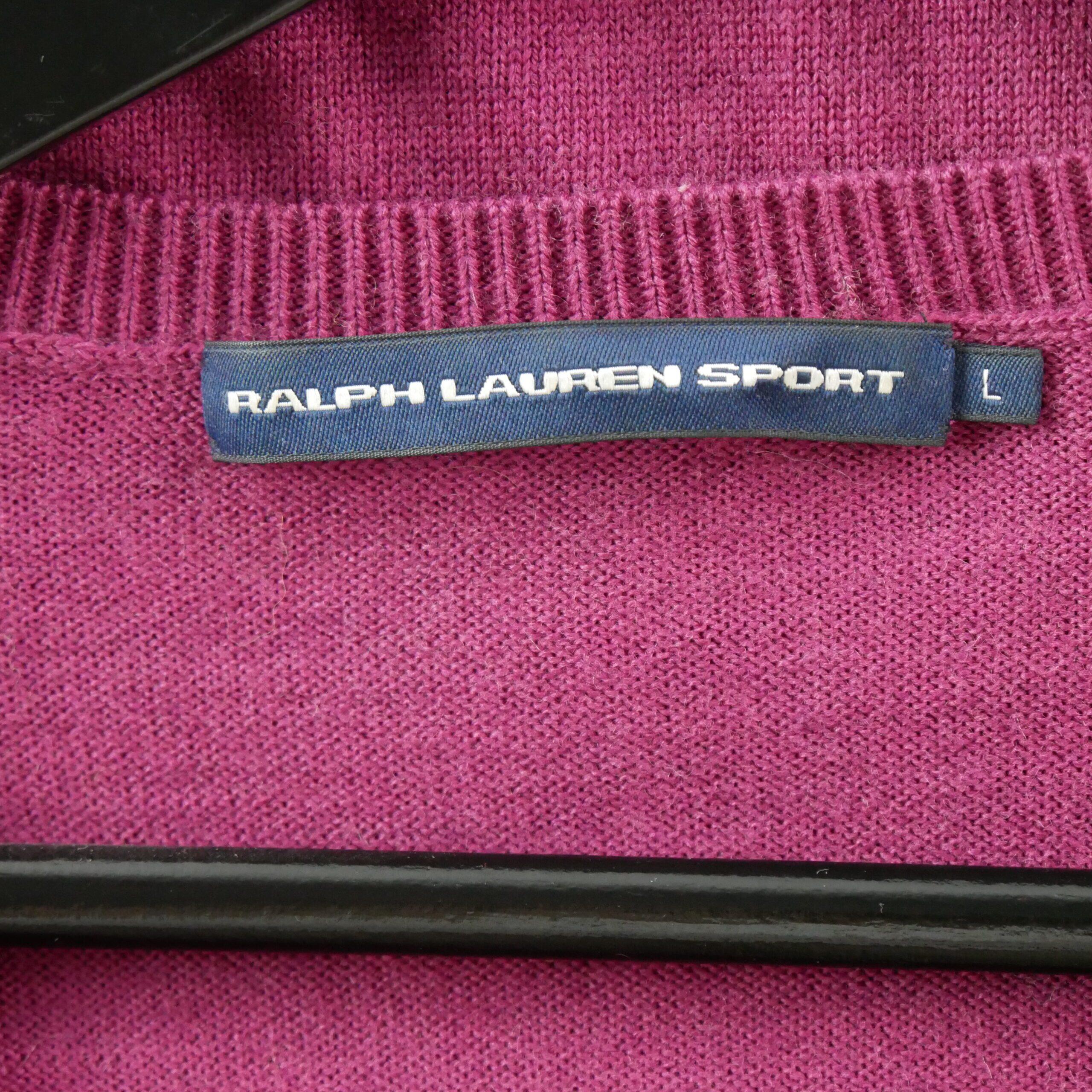 Segunda Vida - Jersey Mujer Polo Ralph Lauren Cuello V - Excelente 5/5