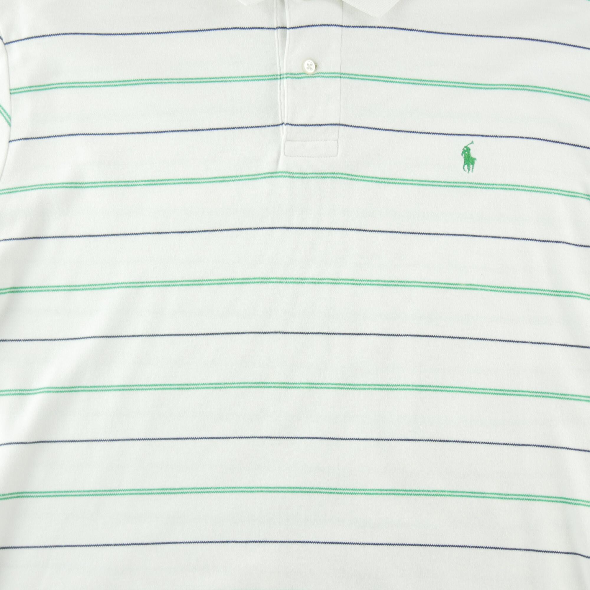 Tweedehands - Polo Ralph Lauren heren korte mouw witte polo - Goede staat 4/7