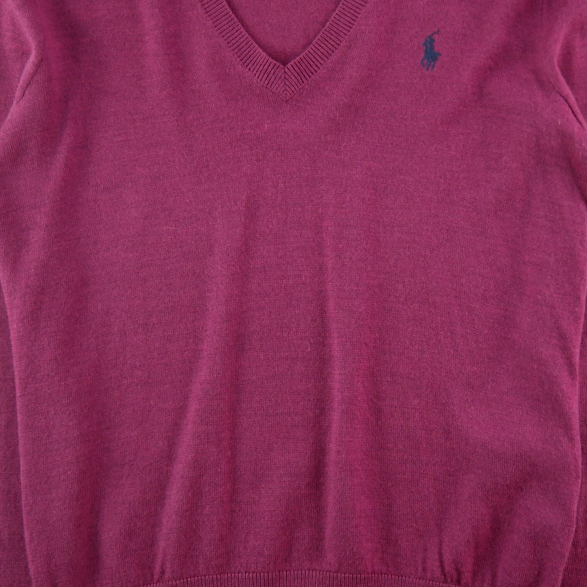 Segunda Vida - Jersey Mujer Polo Ralph Lauren Cuello V - Excelente 4/5