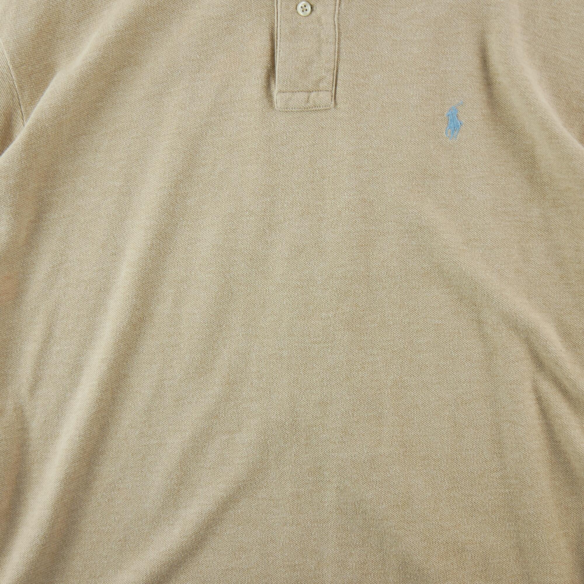 Segunda Vida - Polo Ralph Lauren hombre manga larga para golf beige - Bueno 3/7