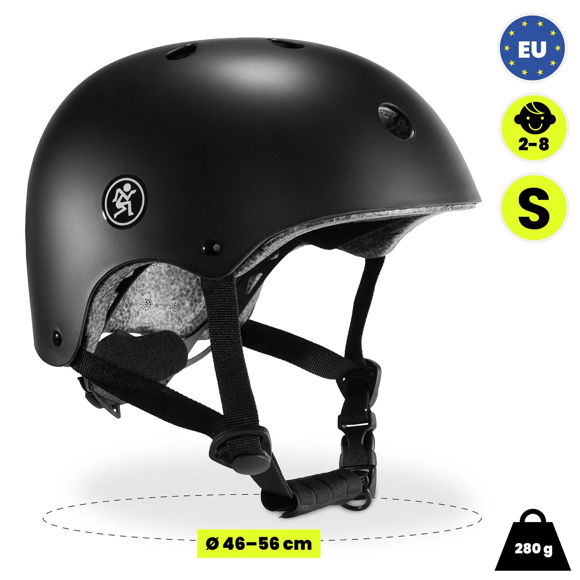 Casque enfant - vélo, trottinette - léger, ventilé - noir 7/9