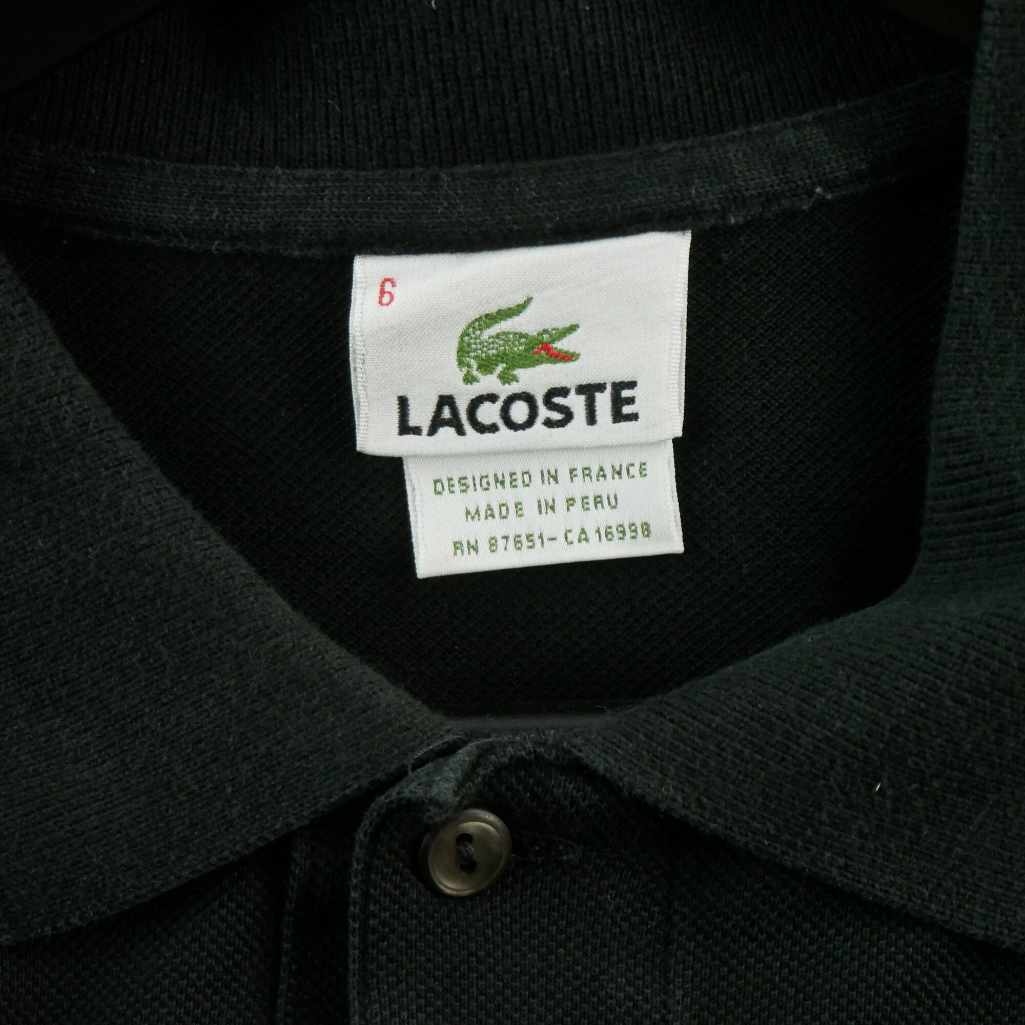 Seconde vie - Polo manches courtes Homme Noir - Très bon état 6/6