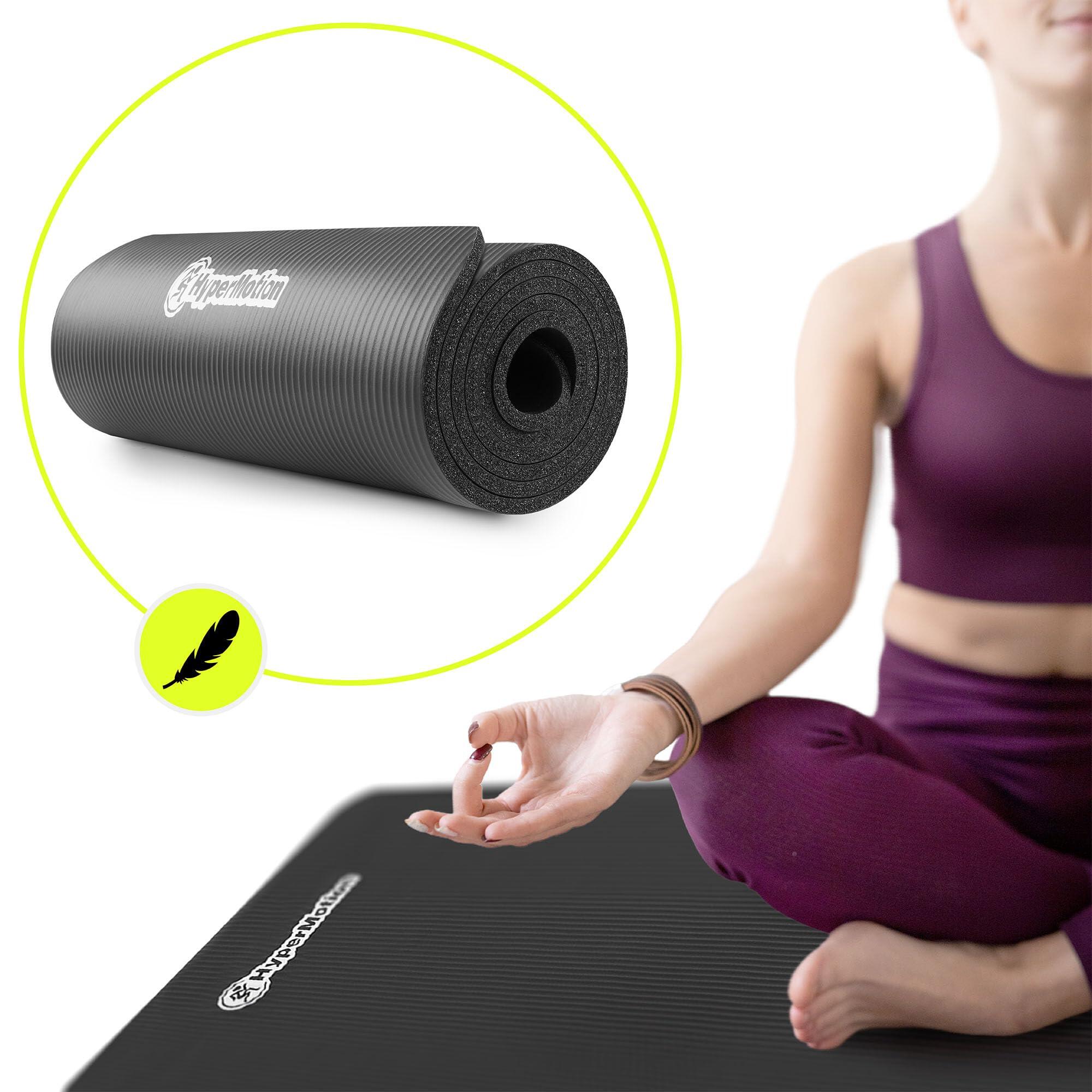 Esterilla de yoga y fitness - ocio - lisa - NBR 8 mm - Negro 6/10