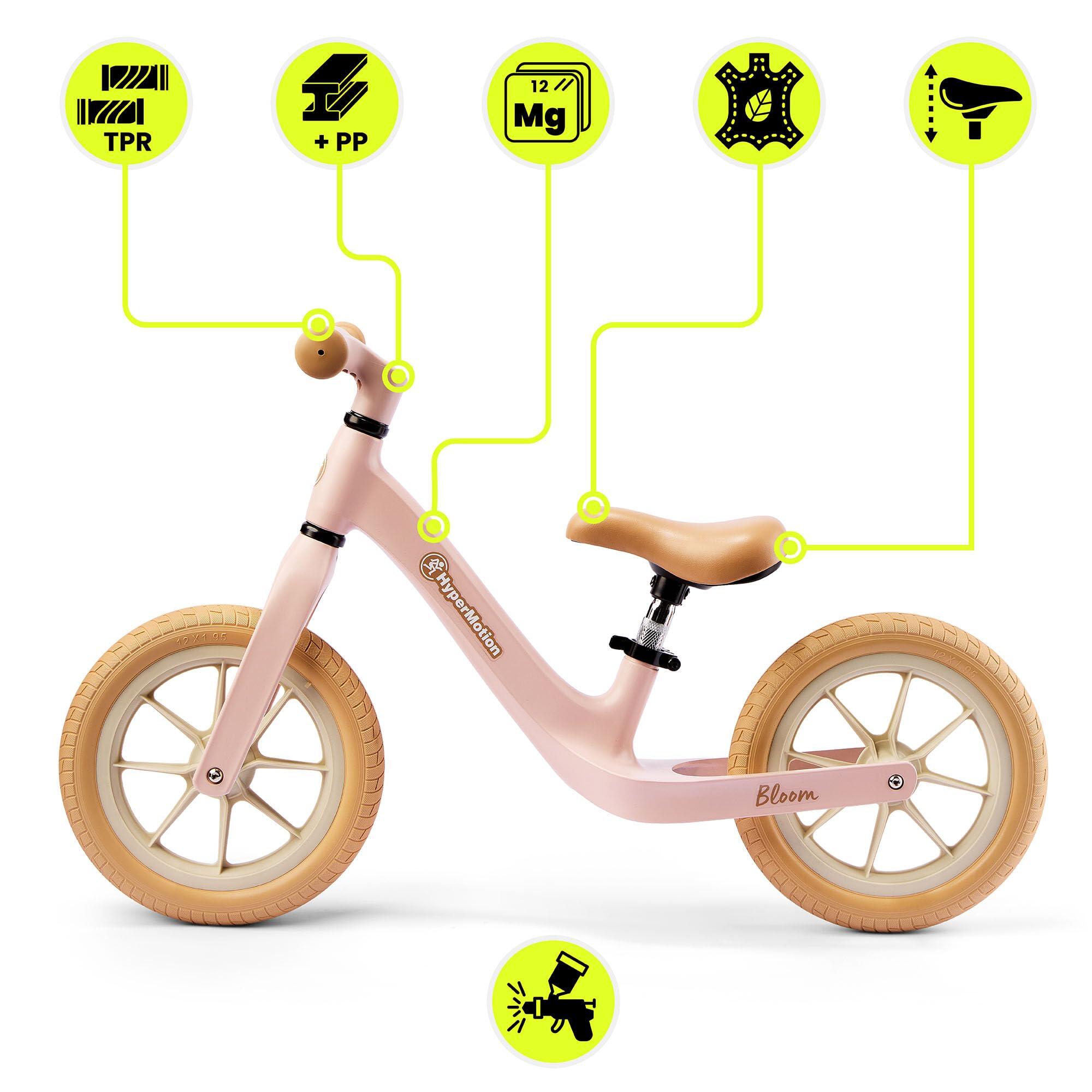 Bicicletta senza pedali per bambini - unisex - 12 pollici magnesio - HyperMotion 4/9