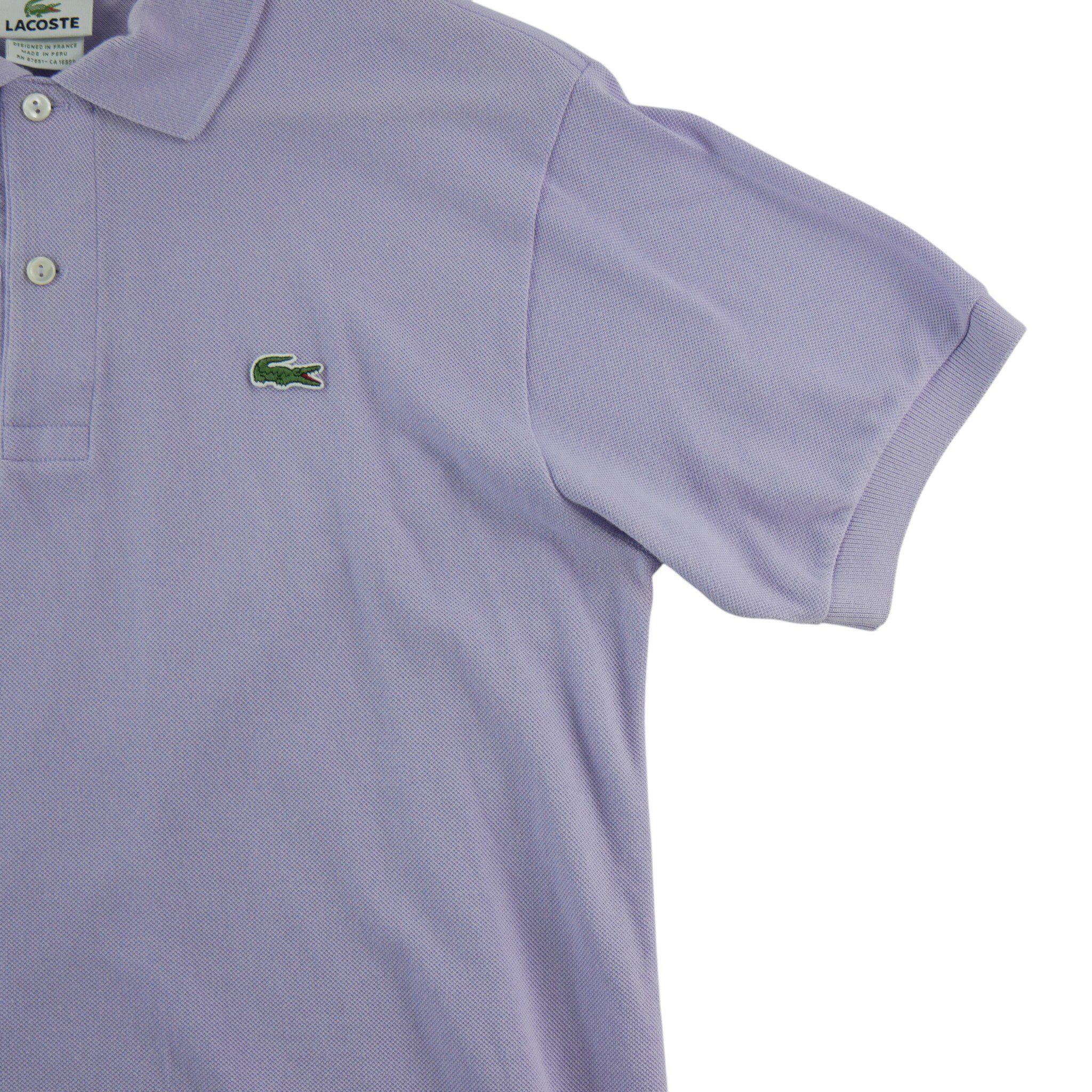 Seconde vie - Polo manches courtes Homme  Violet - Bon état 7/7