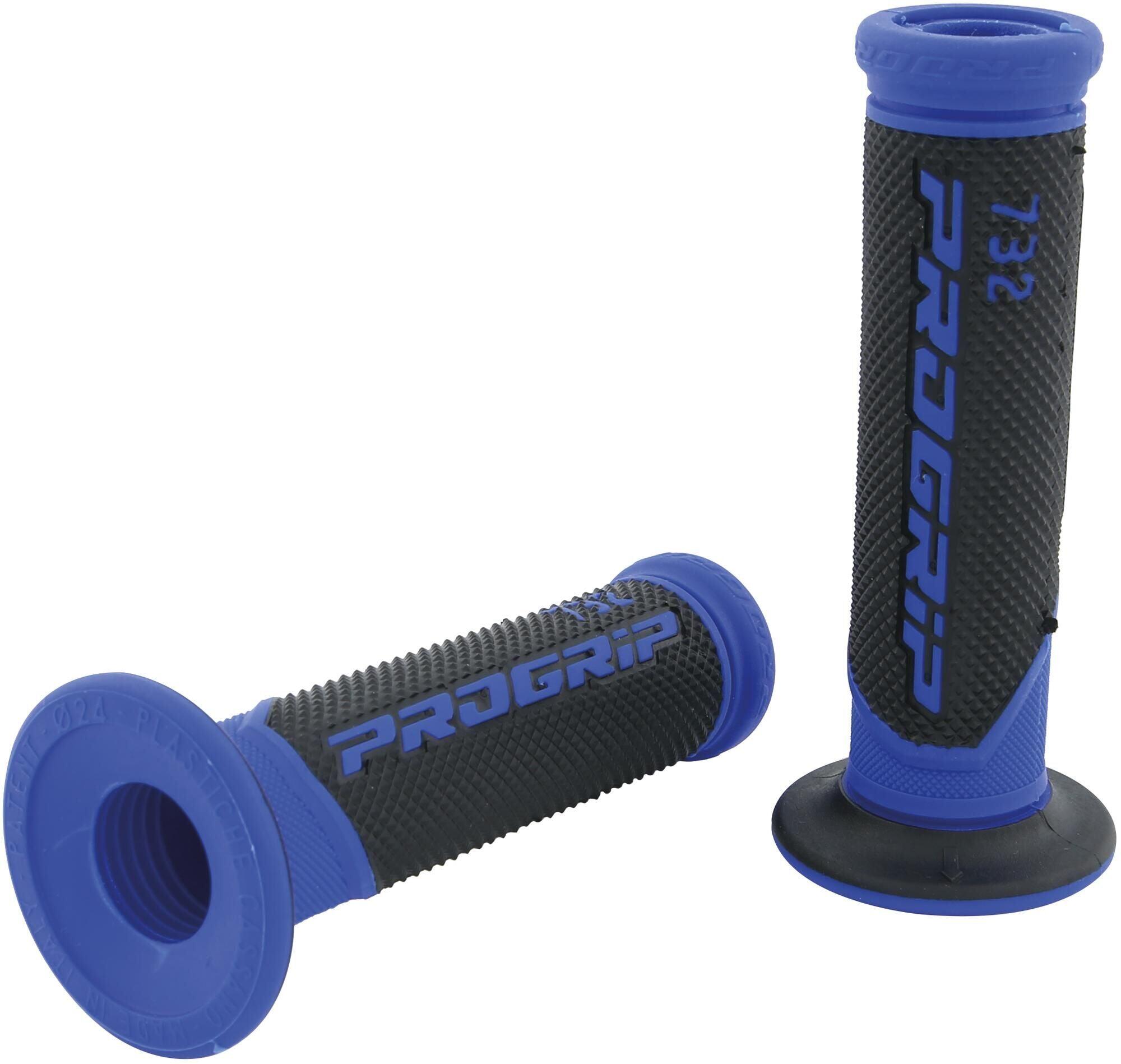 Chwyty Progrip 732, otwarte, 125 mm, czarno-niebieskie