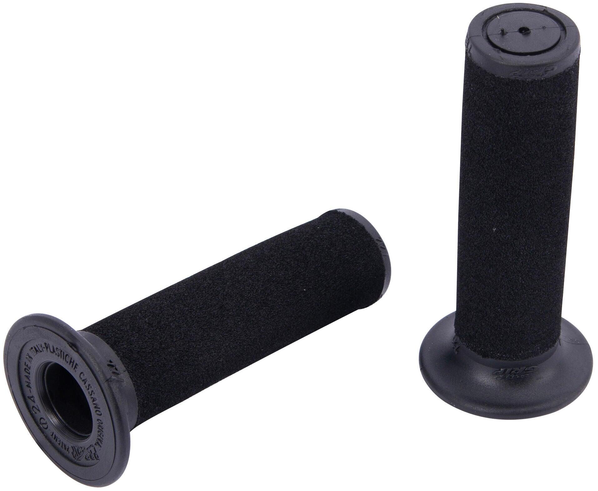 Chwyty Progrip 722, miękkie, zamknięte, czarne, 125 mm