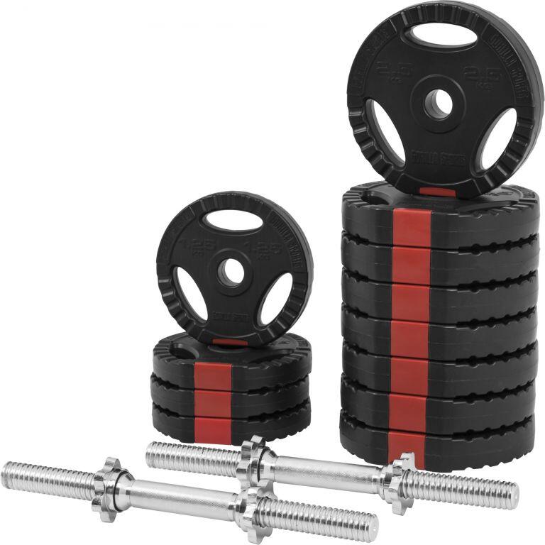 Kurzhantelset Kunststoff Gripper 30 kg 3/7