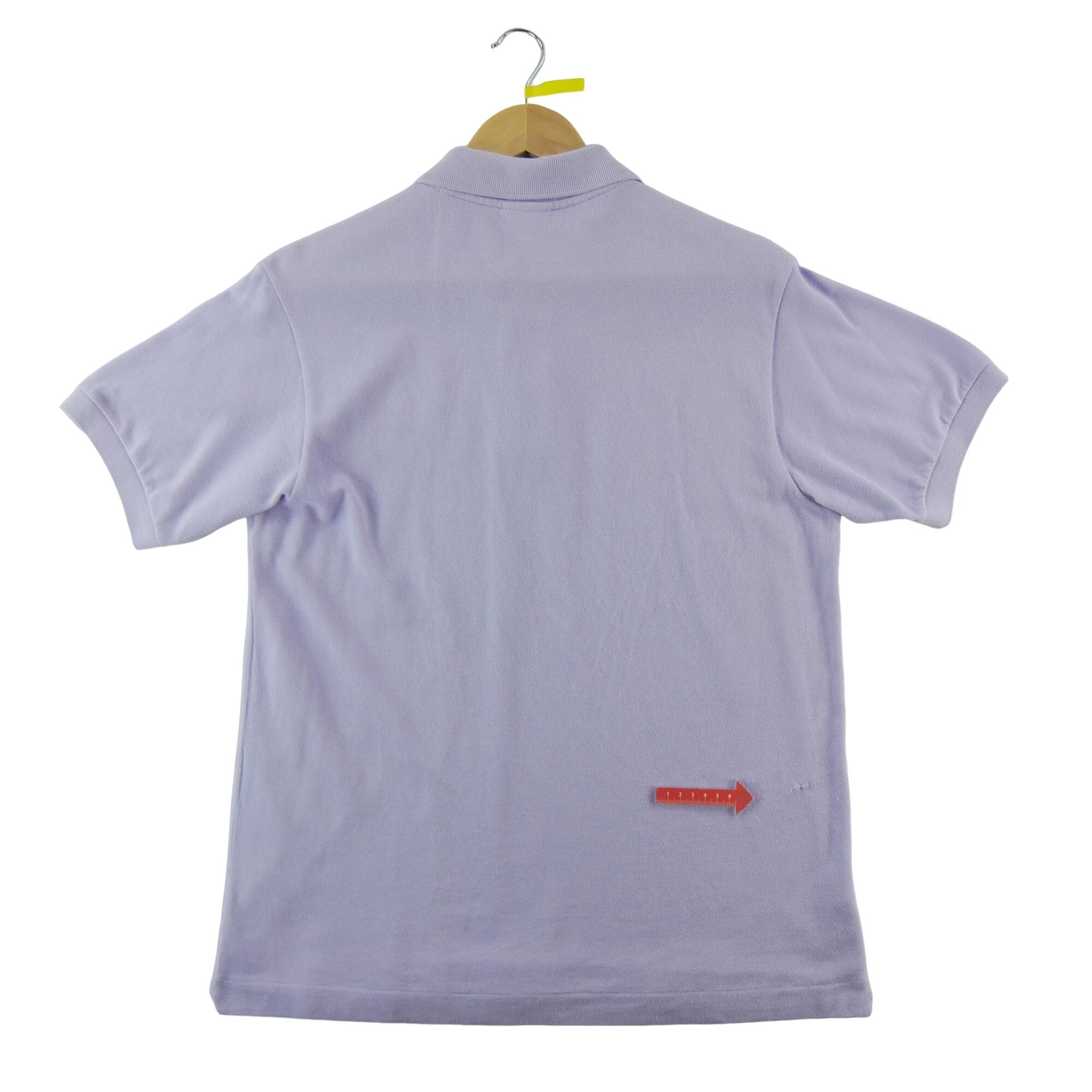 Seconde vie - Polo manches courtes Homme  Violet - Bon état 4/7