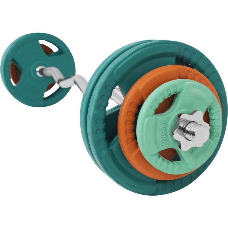 Set Bara Z cu discuri cauciucate 35 KG