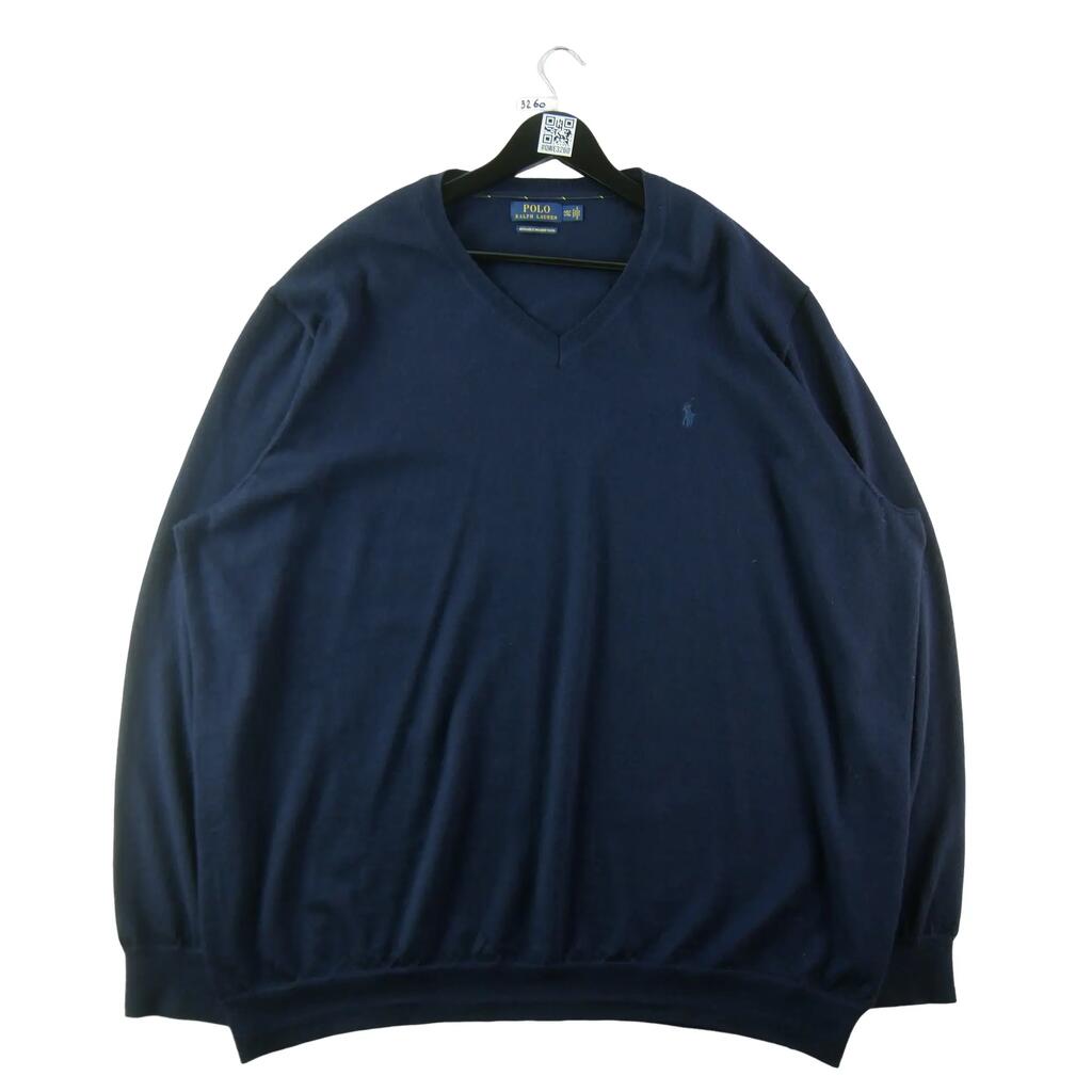 Second life - Polo Ralph Lauren Men's Navy Wool Sweater - Excellent