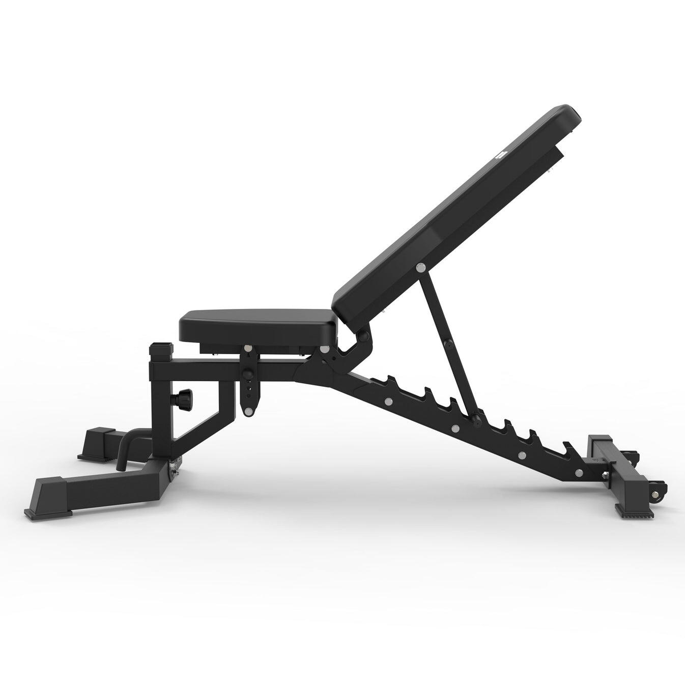 Verstelbare Halterbank - Fitnessbank - Verstelbaar - Max. 1300 kg - Met 3/3