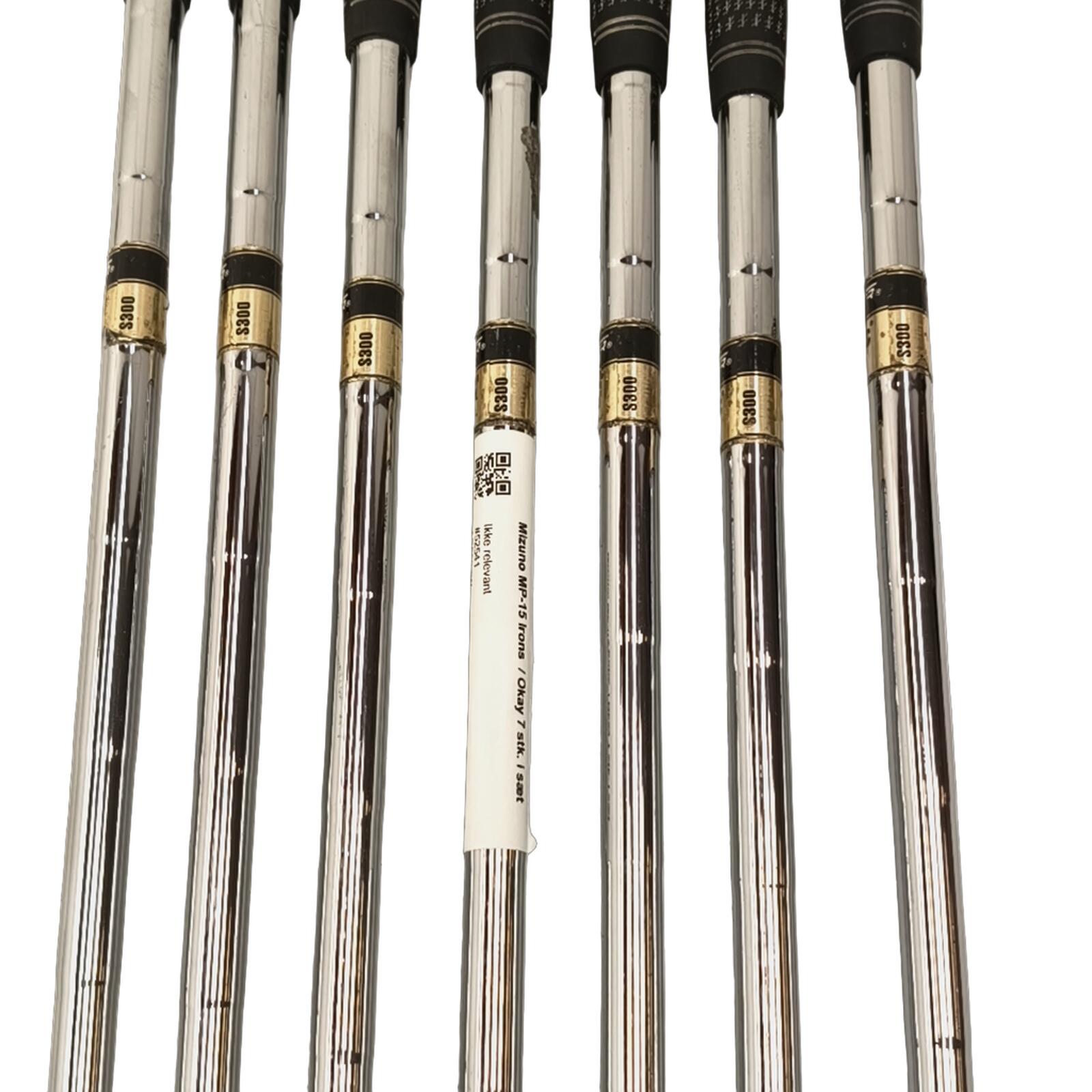 Mizuno MP-15 IJzerset / 4-PW / Flex Stiff / Staal 4/7