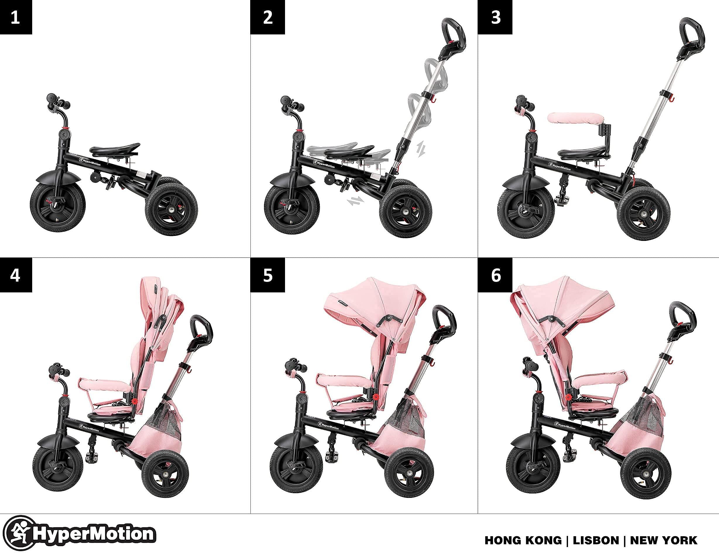 Triciclo evolutivo - unisex - girevole, pieghevole - Tobi Velar 2/10
