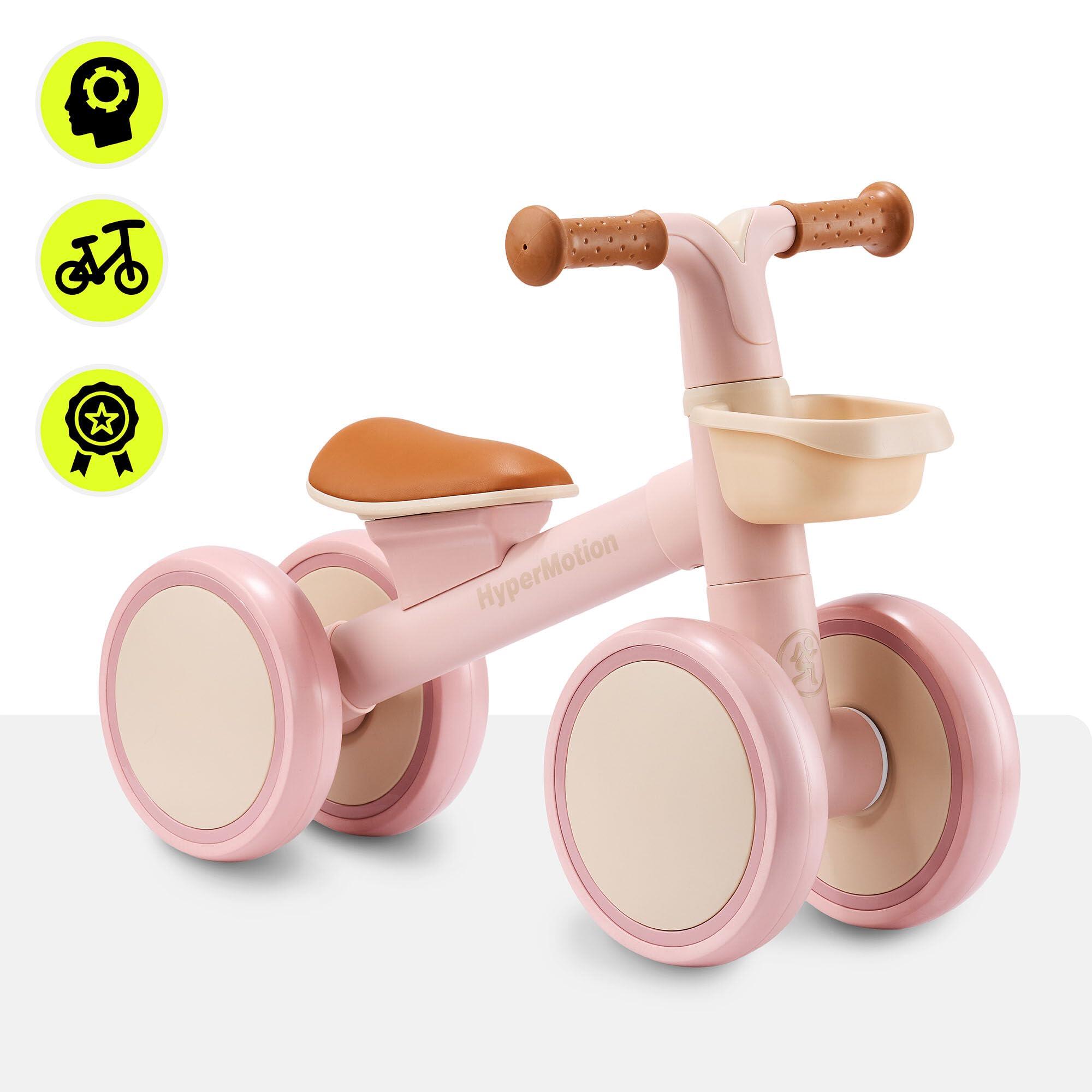 Draisienne - équilibre - mixte - 4 roues - tobi mini - rose 2/9