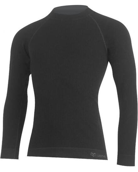 Sous-vêtement homme vélo manches longues merino noir