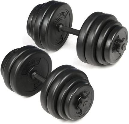 Lot de 2 haltères courts - 30kg