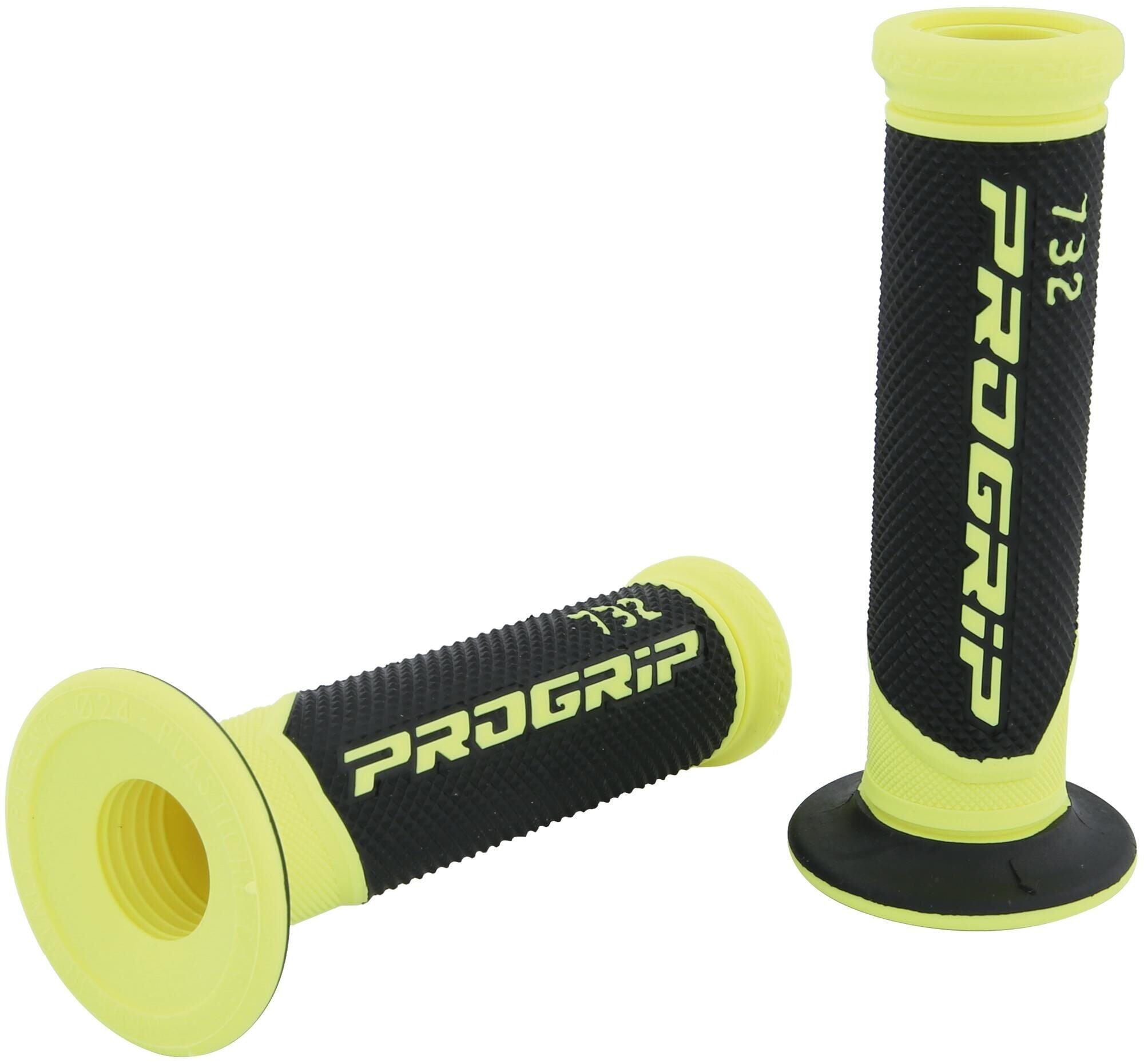 Progrip 732 chwyty kierownicy 125 mm otwarte czarno-żółte
