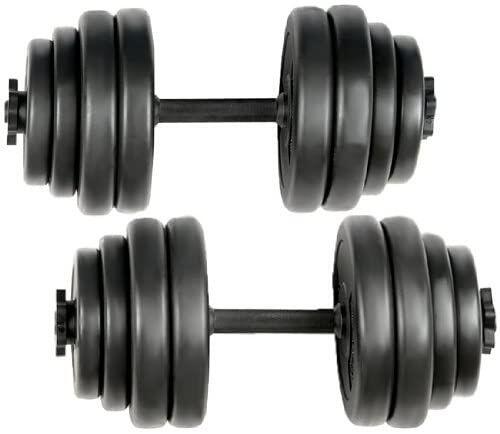Lot de 2 haltères courts - 30kg 6/7