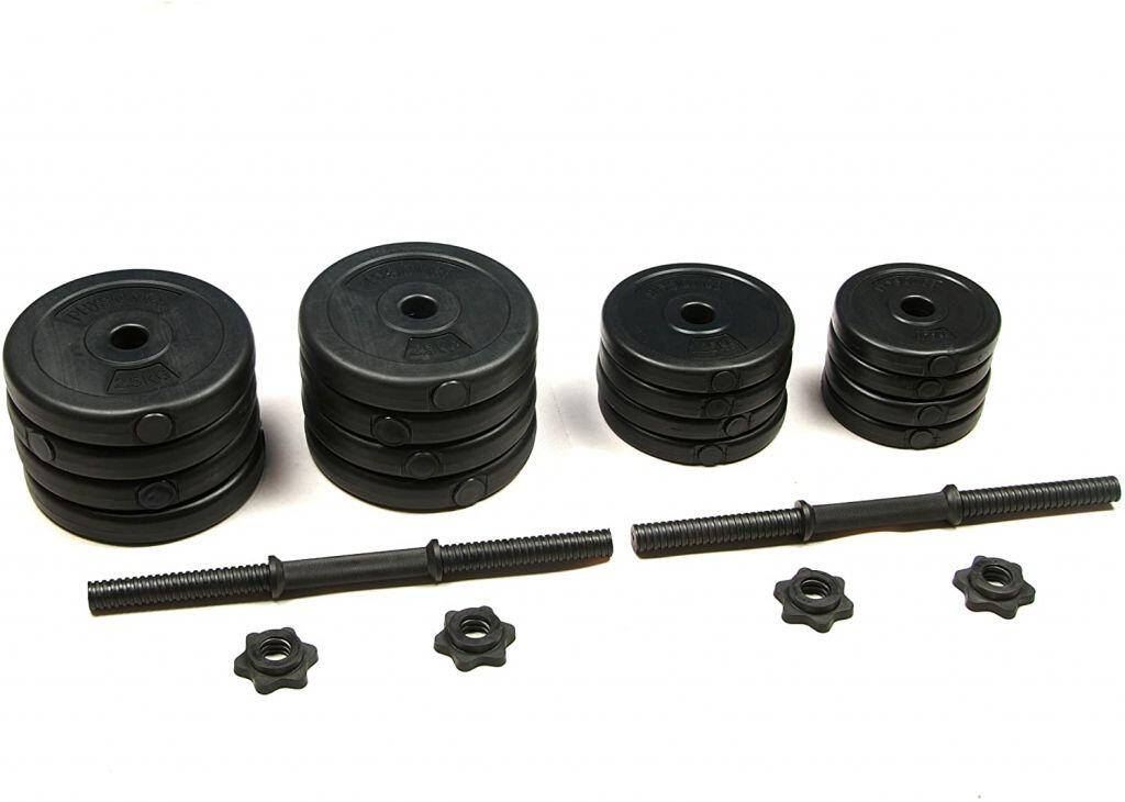 Lot de 2 haltères courts - 30kg 4/7