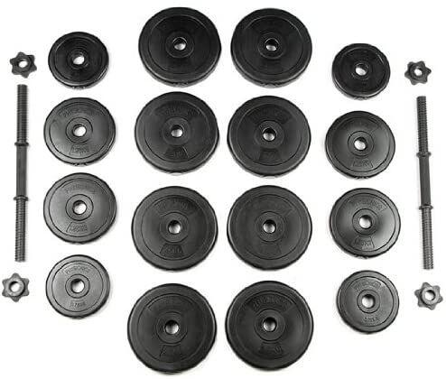 Lot de 2 haltères courts - 30kg 2/7