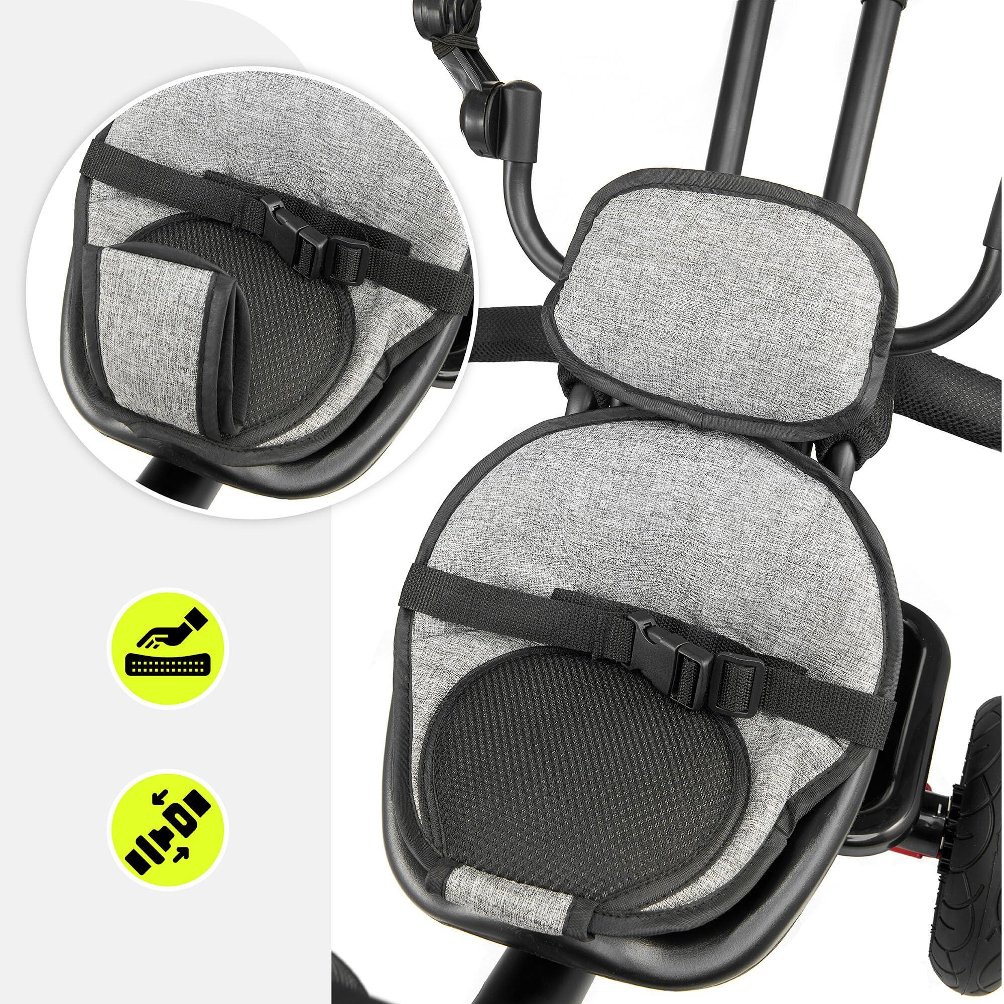 Triciclo evolutivo – bambino – unisex – 3-in-1, manubrio regolabile 6/9
