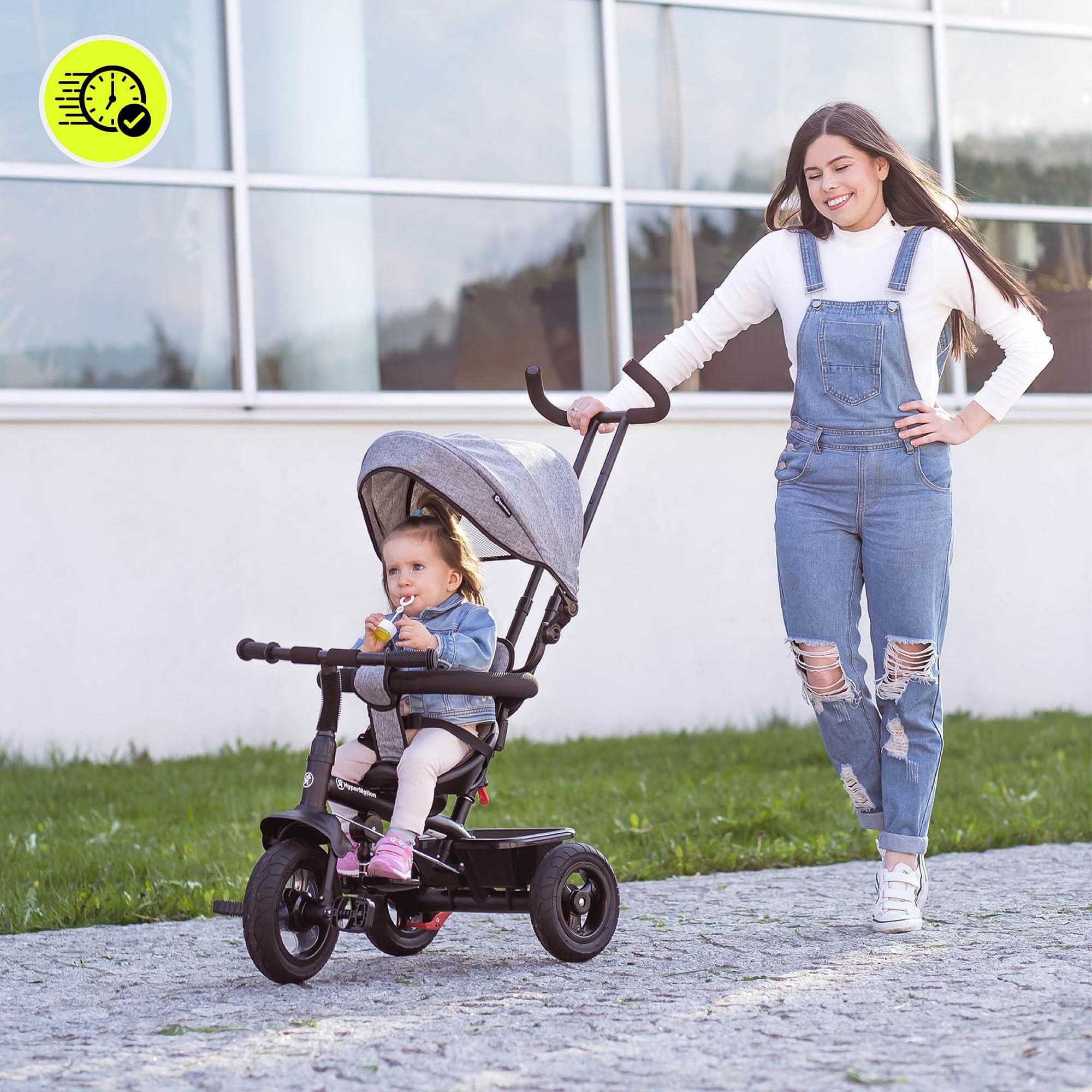 Triciclo evolutivo – bambino – unisex – 3-in-1, manubrio regolabile 4/9