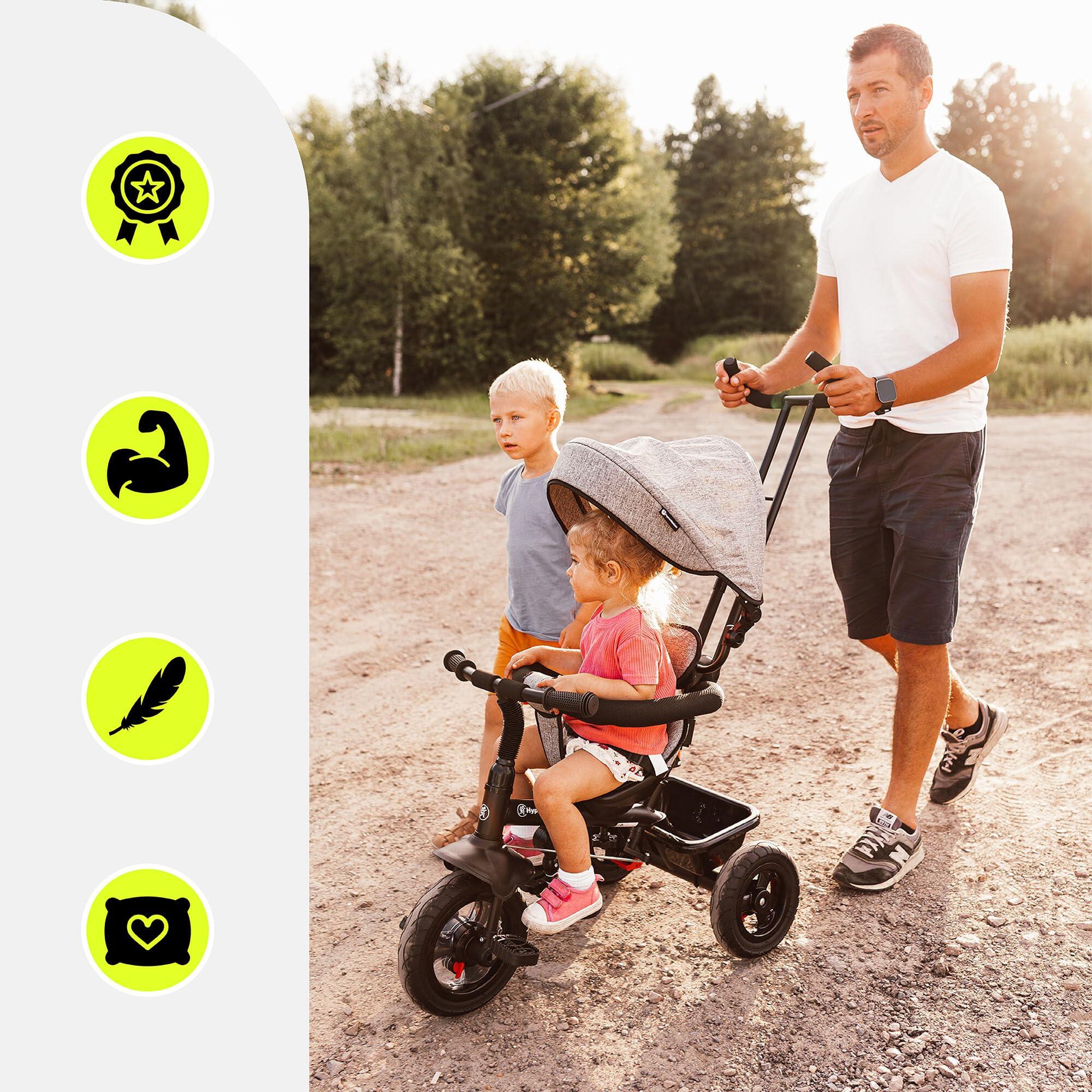 Triciclo evolutivo – bambino – unisex – 3-in-1, manubrio regolabile 3/9