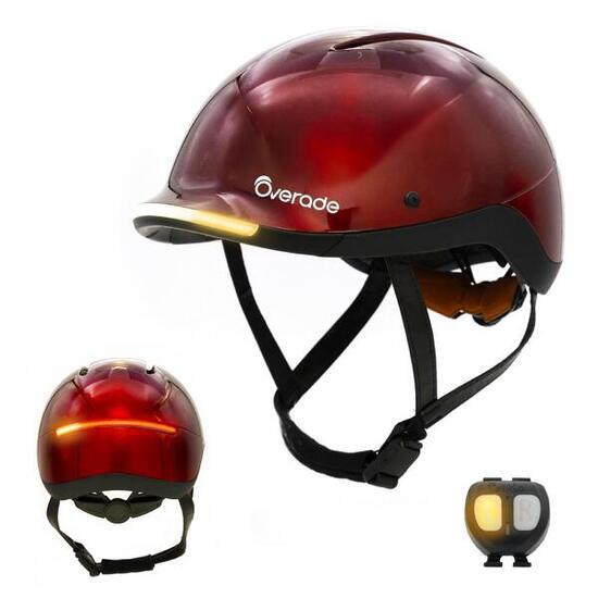 Casque LIFE avec éclairage Puissant Avant/Arrière et Clignotants - Taille unique