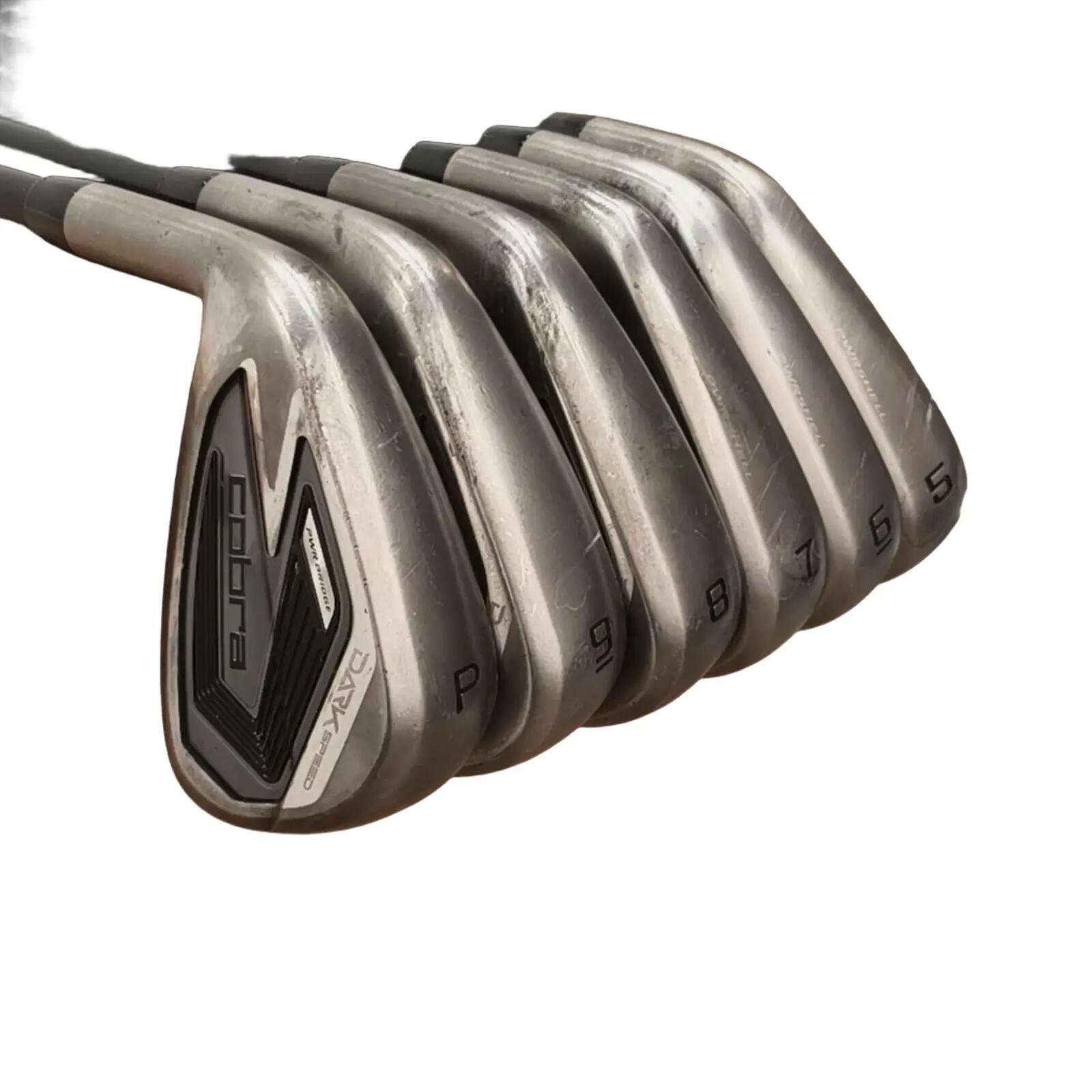Linkshand Cobra Darkspeed Eisenset / 5-PW / Flex Regular / Graphit 3/7